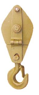 Single-wheel Pulley with Open-close Hook