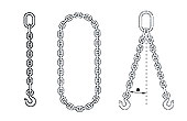 G80国产链条吊索直吊和捆绑起重载荷